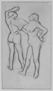 Deux danseuses en maillot