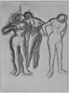 Trois danseuses en maillot