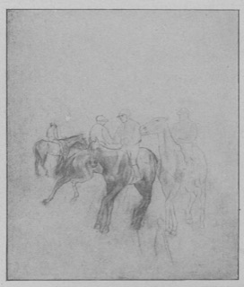 Au départ: les jockeys