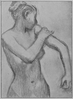 Torse de femme: étude de nu