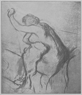 Femme s'essuyant