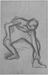 Danseuse assise