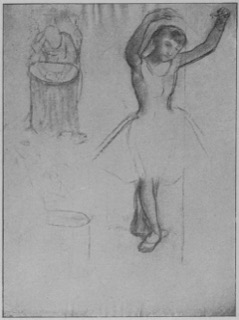 Danseuse debout.