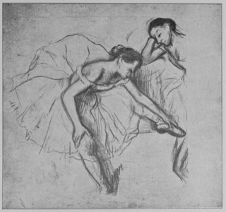 Deux danseuses au repos