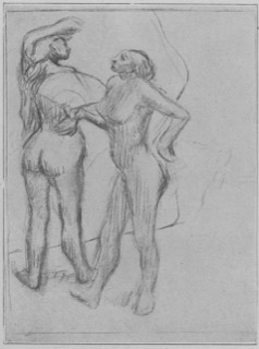 Deux danseuses en maillot