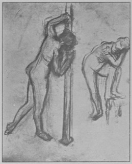 Danseuses en maillot (étude)