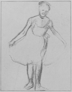 Danseuse vue de face