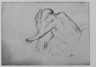 Après le bain (femme s'essuyant les bras)