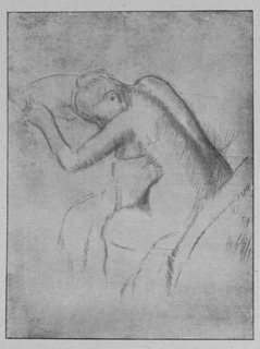 Femme nue assise