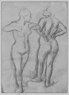 Deux femmes nues (étude de danseuses)