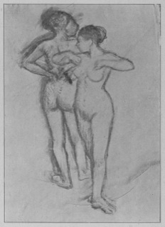 Deux femmes nues (étude de danseuses)