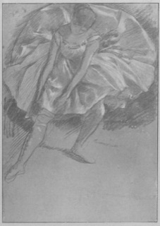 Danseuse assise