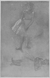 Danseuse debout (deux études)