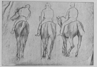 Trois jockeys