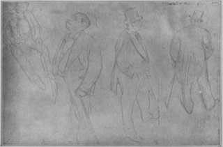 Quatre études pour un portrait d'homme
