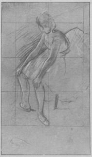 Danseuse assise