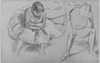 Deux danseuses au repos