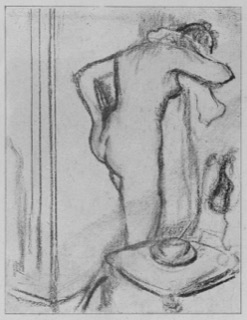 Femme à sa toilette.
