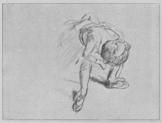 Danseuse assise