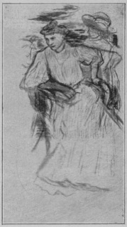 Jeune femme assise