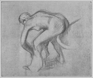 Après le bain, femme s'essuyant