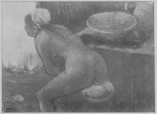 Le bidet (femme à sa toilette).