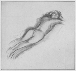 Femme nue couchée
