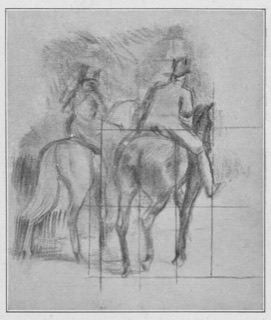 Amazone et cavalier