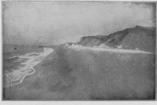 Plage, marée montante
