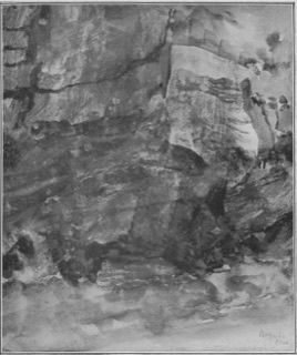 Rochers; sous-bois à Bagnoles-de-l'Orne