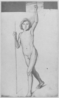 Étude de figure (Saint Jean Baptiste)