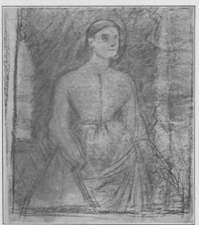 Études pour un portrait de femme.