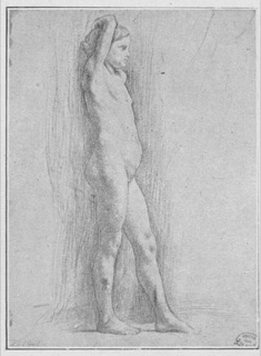 Fillette (étude de nu)
