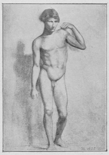 Homme debout.