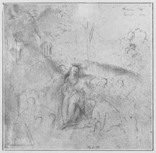 La Vierge et l'Enfant Jésus (d'après Léonard de Vinci).