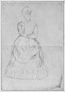 Étude (femme vue de face)