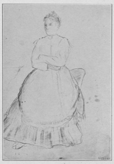 Femme assise.