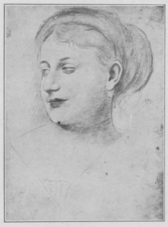 Étude pour un portrait de femme.