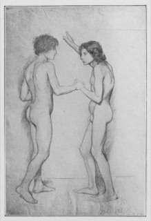 Études de nu (deux figures)
