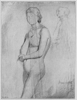 Étude de femme nue