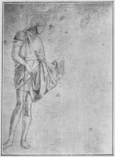 Guerrier romain, étude