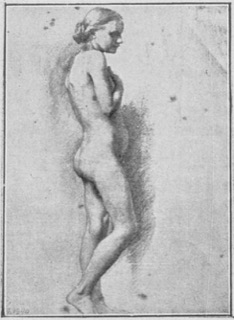 Étude de femme nue