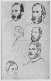 Têtes d'hommes