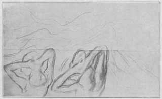 Danseuse (buste); deux études