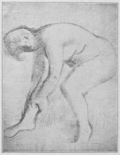 Après le bain, femme s'essuyant