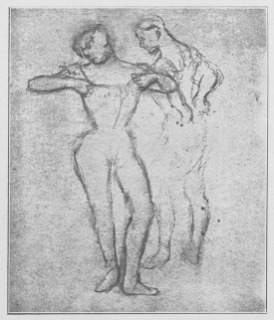 Deux danseuses en maillot