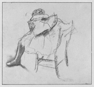 Danseuse assise