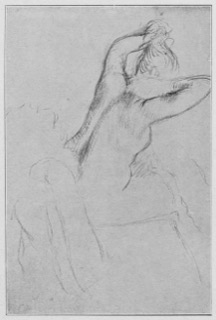 Femme à sa toilette