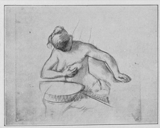 Femme à sa toilette
