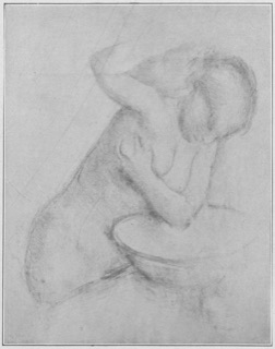 Femme à sa toilette